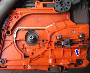 �V�[�����O�A�v���[�g�A�K�C�h�o�[�̊ԂɃS�~���l�܂茄�Ԃ��o����ƃK�C�h�o�[�ɂ��܂��I�C������炸�\�[�`�F���Ƃ̏��������܂������܂���